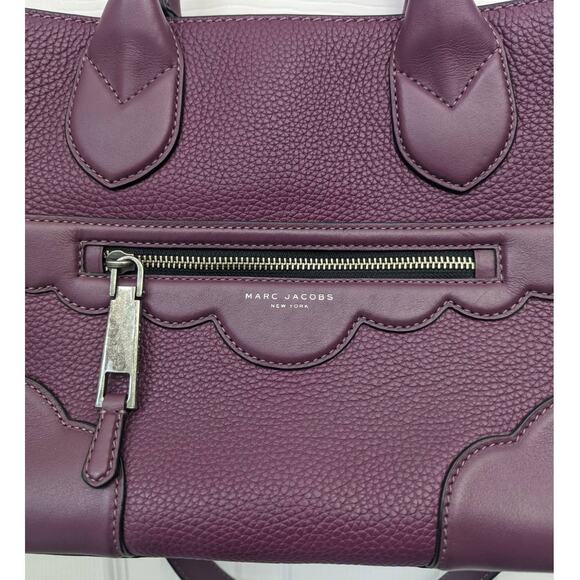 Marc Jacobs Crossbody Satchel Gotham Bag Leather Office Business Casual School - Picture 3 of 16